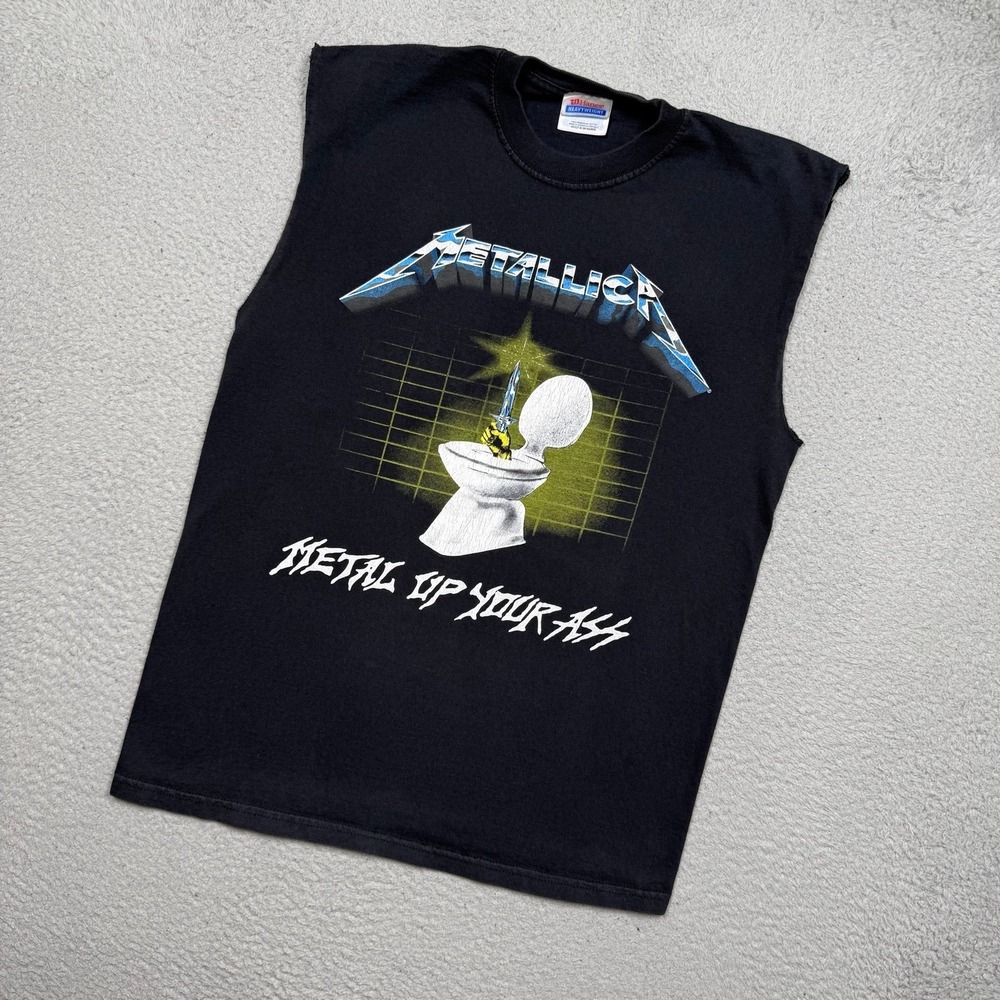 Vintage Y2K Metallica Metal Up Your A** Band Tank Top